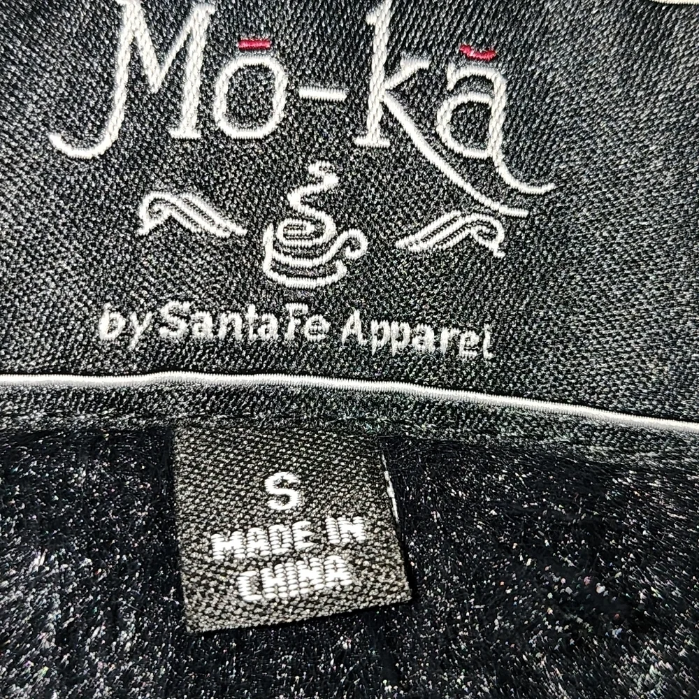 Mo Ka By Santa Fe Apparel Faux Suede And Leather Drape Vest Pockets Size Small